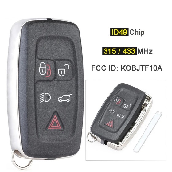 Land Rover 315/433MHz FCC: KOBJTF10A(No logo)